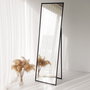 Hanah Home Espejo Cheval Cool Ayna Negro 170x50cm